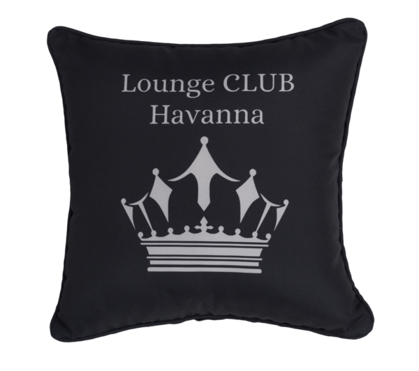 Kissenbezüge / Deko Kissen / Zierkissen Lounge CLUB Havanna schwarz