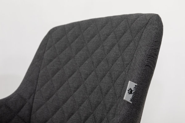 Luxus Dining Sessel Heritage Aluminium mit Sunbrella ® Bezug 100% Wetterfest Farbe Anthrazit