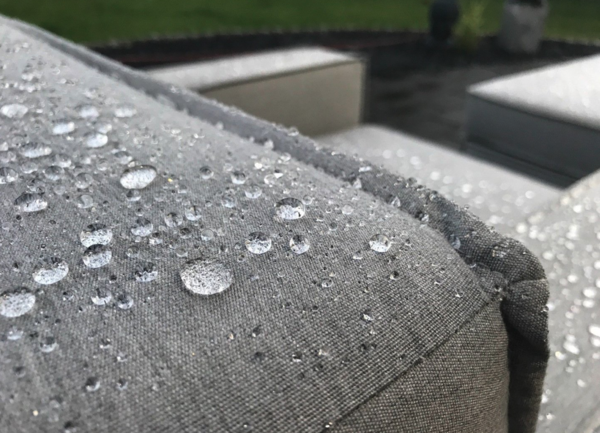 7-teiliges Dining Set Heritage Aluminium mit Sunbrella ® Bezug 100% Wetter grau